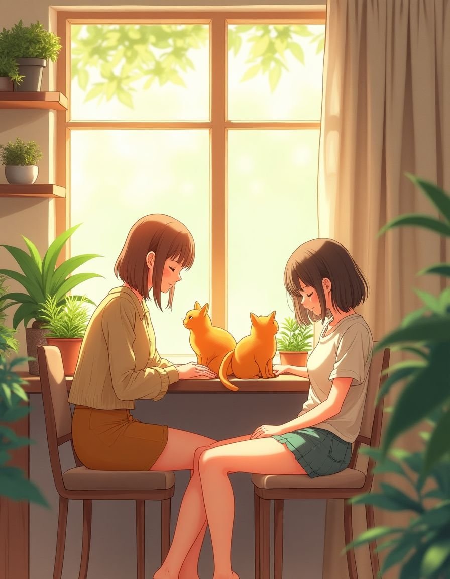 ai片库 暖阳午后的猫