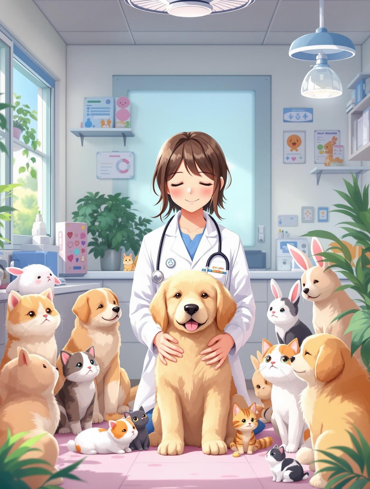 ai片库 毛孩子诊所